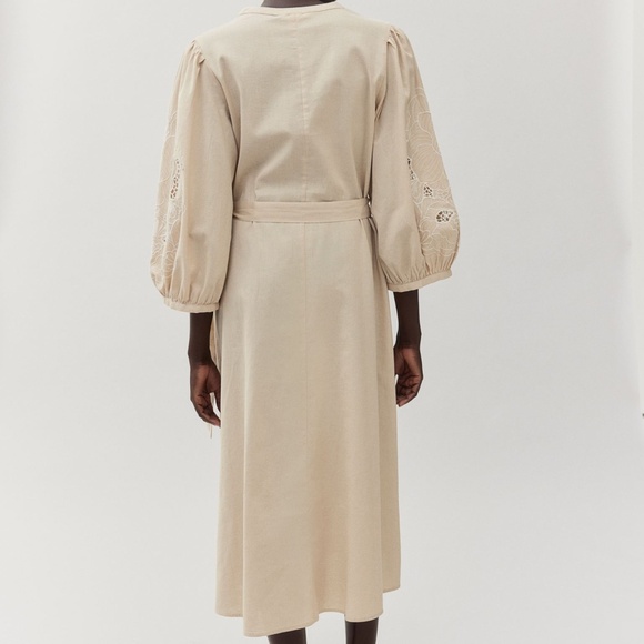 H&M Dress Embroidered Sleeves - Picture 5 of 7